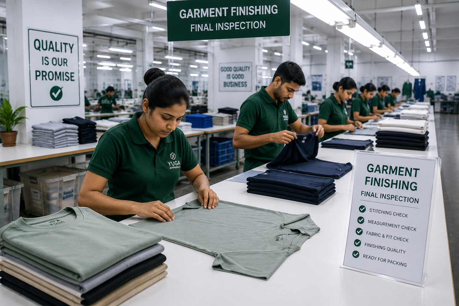 Garment finishing process